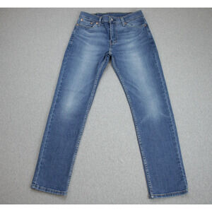 Levis Jeans Mens Size 30 x 30 Blue Cotton Blend 511 Slim Fit Stretch